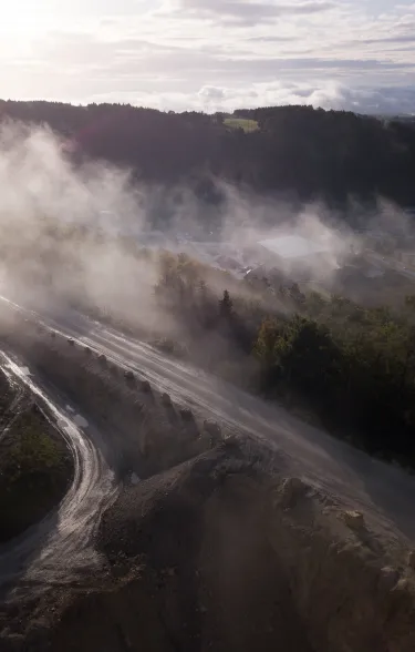 Schotter Teufel Standort Aufnahme