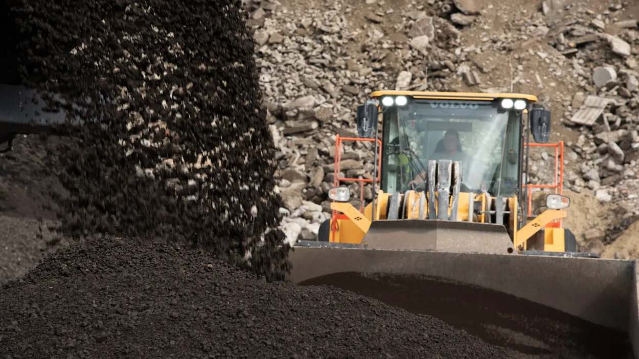 Schotter-Teufel Recycling Schotter