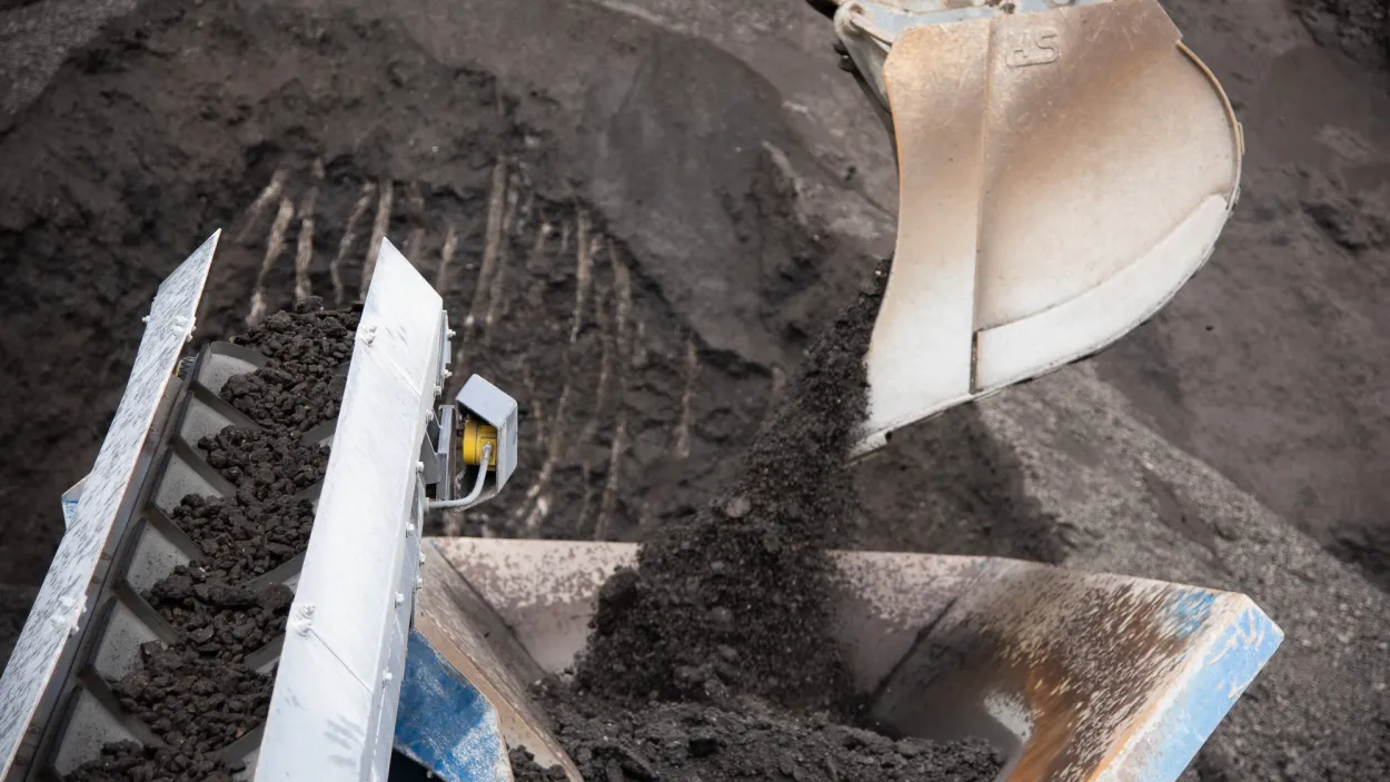 Schotter-Teufel Recycling Schotter