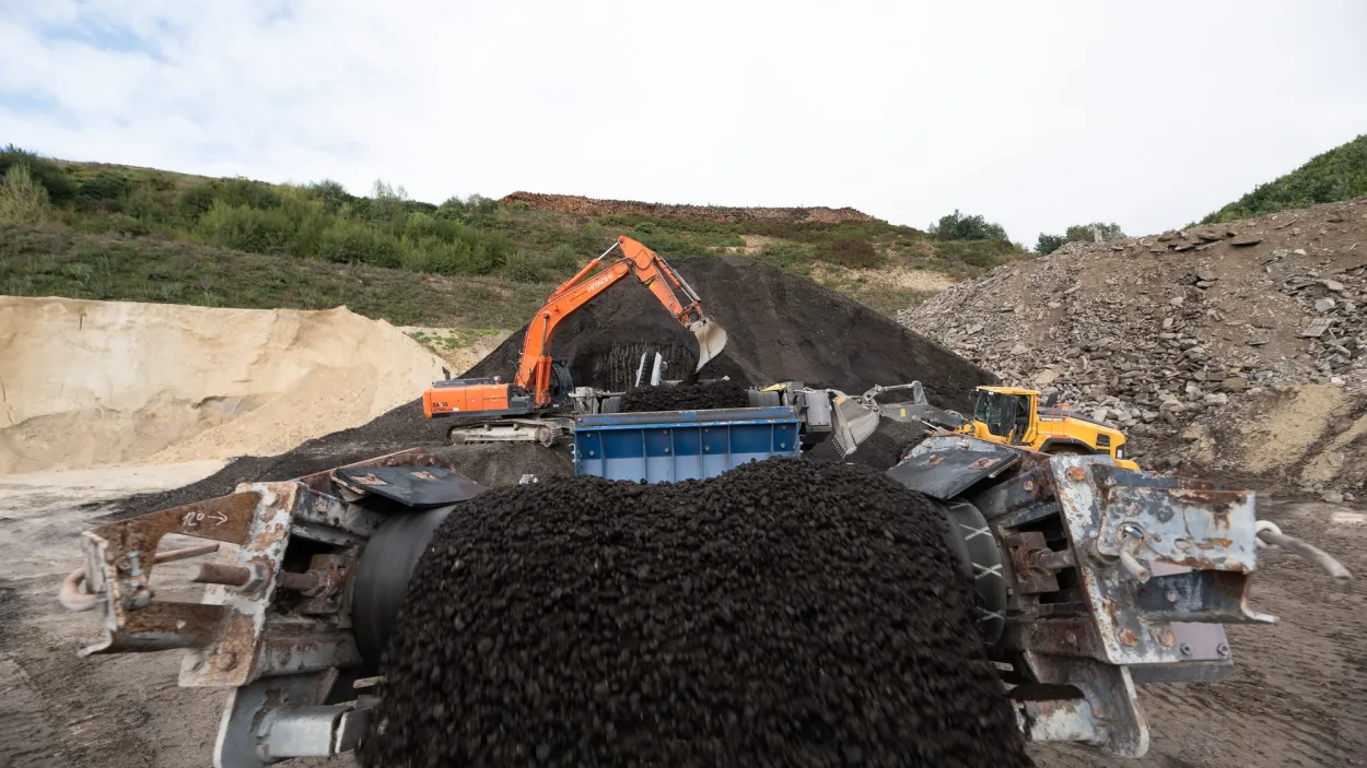 Schotter-Teufel Recycling Schotter