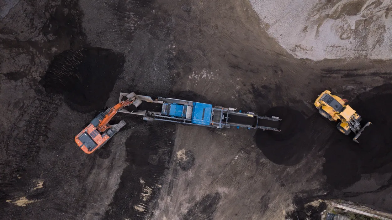 Schotter-Teufel Recycling Schotter